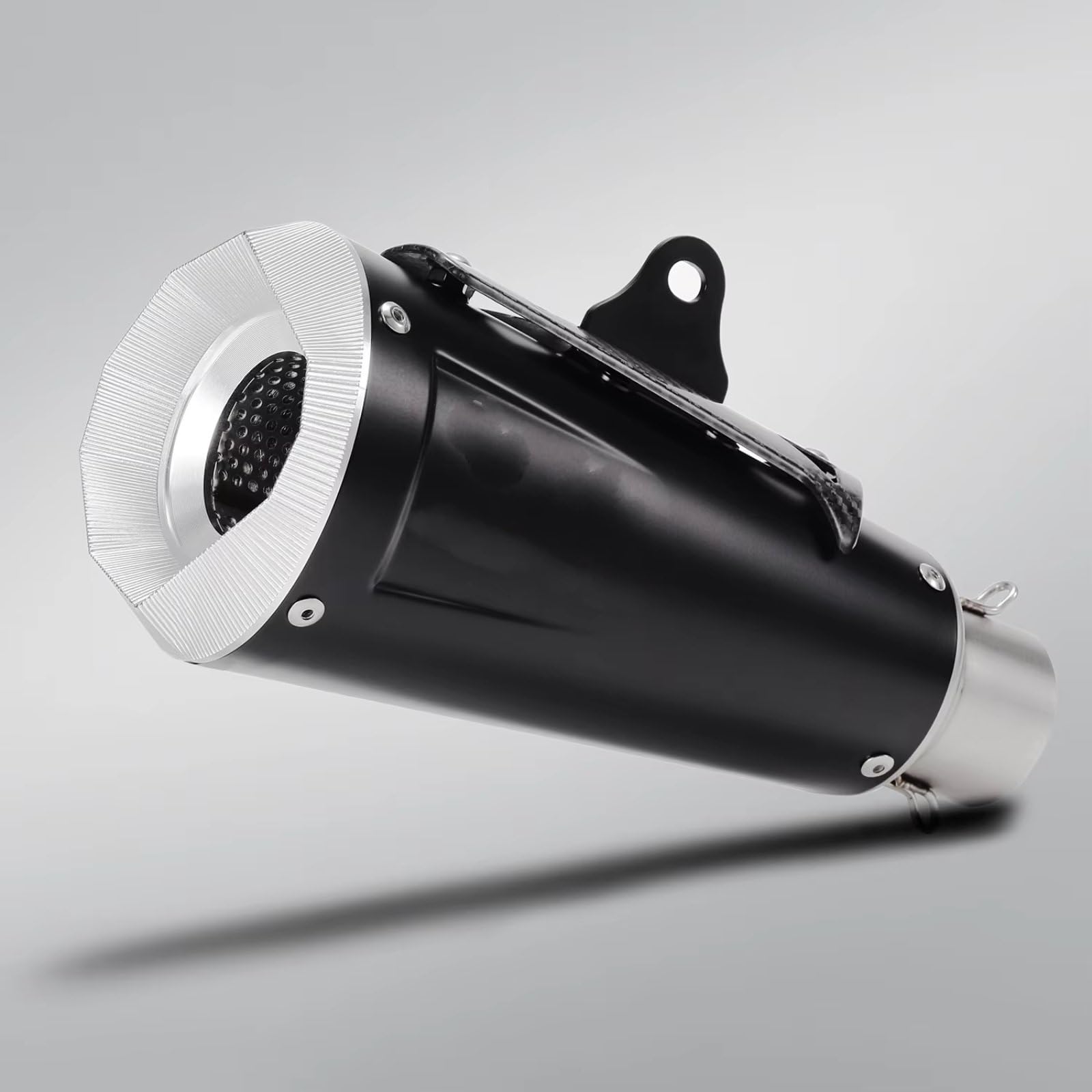 PQAIECXD Motorradauspuff Kompatibel Mit Cb500x 51mm Universal-Motorrad-Auspuffrohr Modifiziertes Roller-Schalldämpfer-Motorrad-Auspuffrohr(Type D) von PQAIECXD