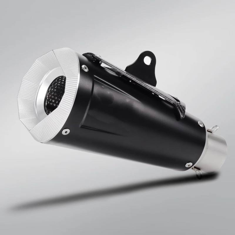 PQAIECXD Motorradauspuff Kompatibel Mit Cb500x 51mm Universal-Motorrad-Auspuffrohr Modifiziertes Roller-Schalldämpfer-Motorrad-Auspuffrohr(Type D) von PQAIECXD
