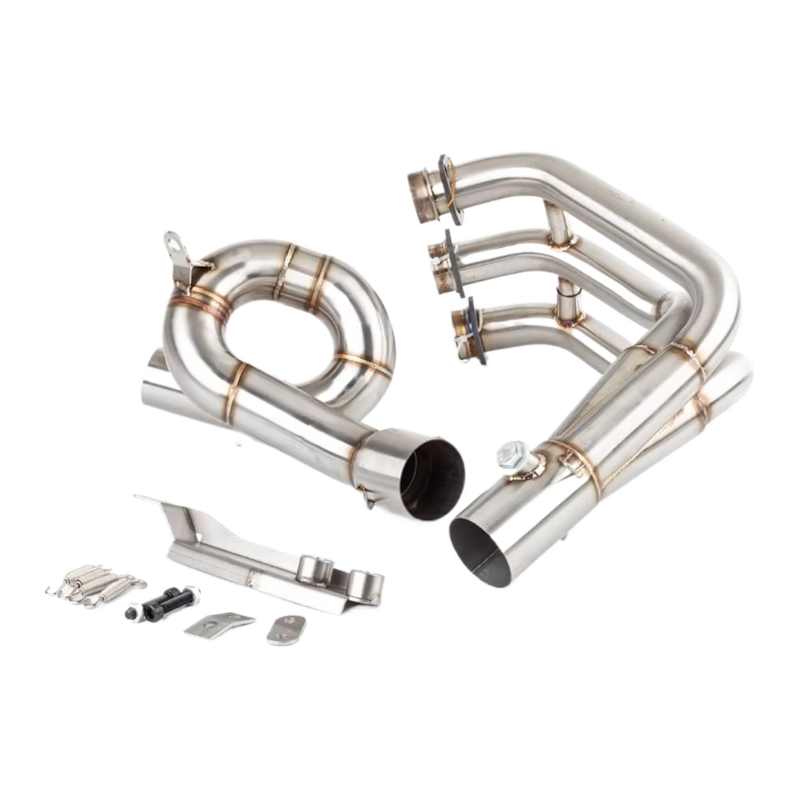 PQAIECXD Motorradauspuff Kompatibel Mit FZ-09 Für MT-09 Für XSR900 2014 2015 2016 2017 2018 2019 2020 Motorradmodifiziertes Schalldämpfer-Auspuff-Frontrohr(Type A) von PQAIECXD
