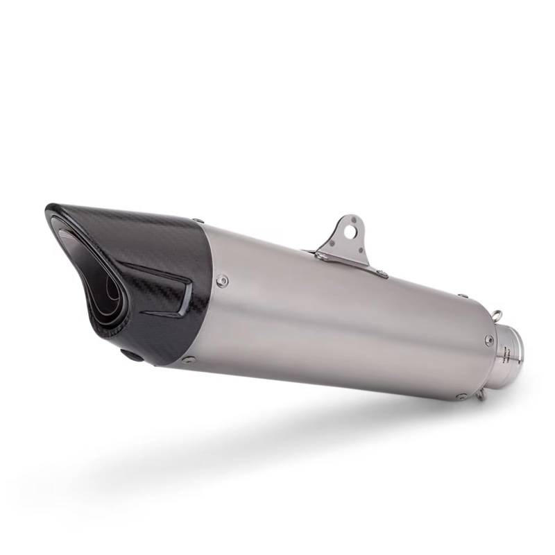 PQAIECXD Motorradauspuff Kompatibel Mit Für NINJA650 Motorrad-Auspuffrohr. Universal 51MM Motorrad-Auspuff. Modifizieren Sie Den Schalldämpfer. Auspuff Shark Endrohr.(A) von PQAIECXD