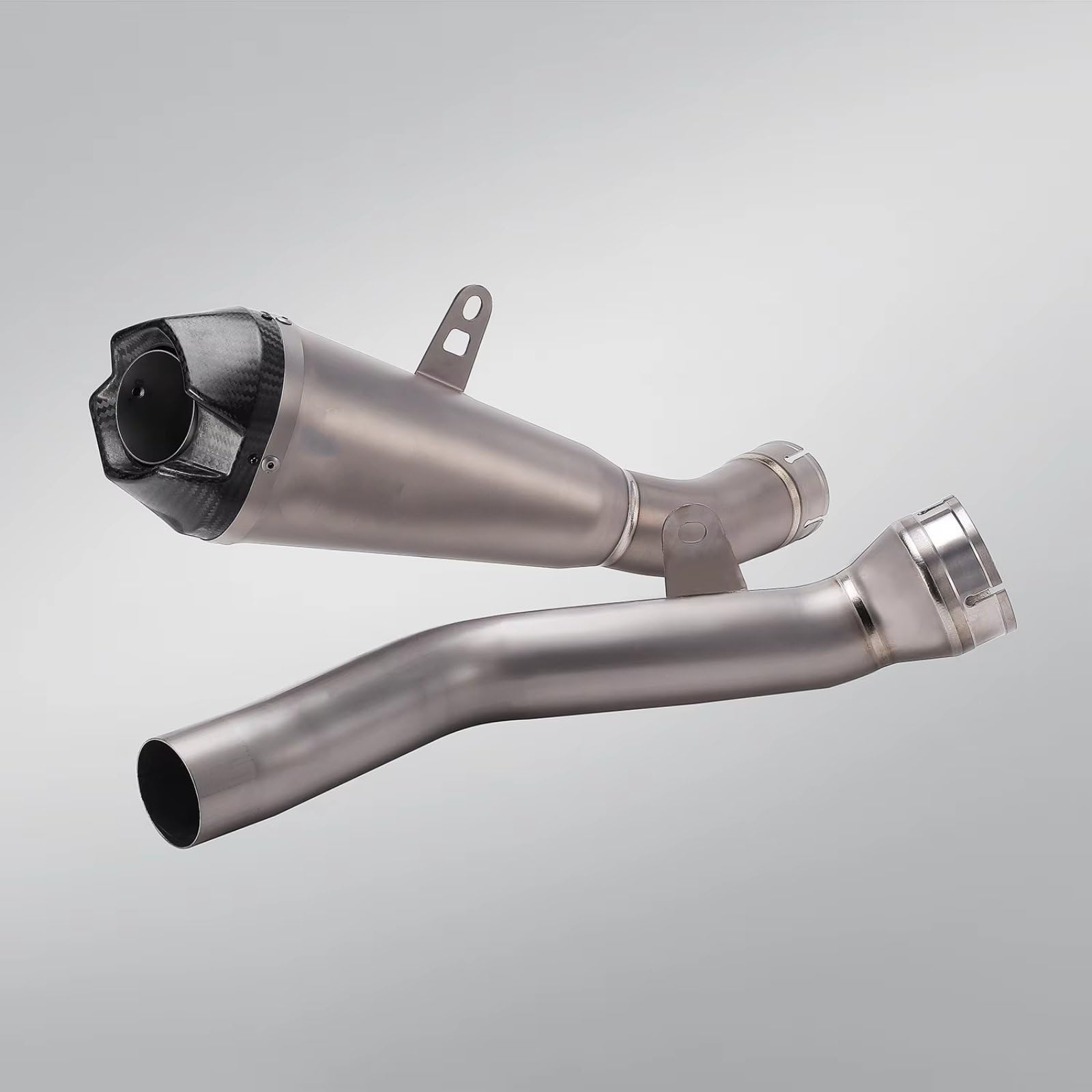 PQAIECXD Motorradauspuff Kompatibel Mit Für Ninja Für ZX-10RR Für Zx10r 2021 2022 2023 2024 Motorradauspuff Slip-on-Schalldämpfer Motorradauspuffrohr(Type C) von PQAIECXD