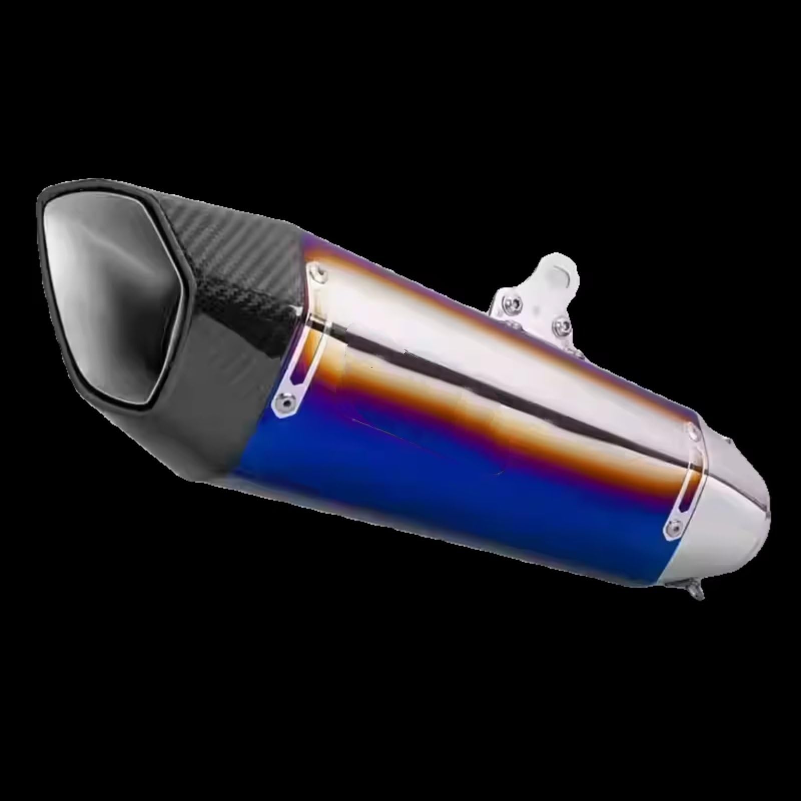 PQAIECXD Motorradauspuff Kompatibel Mit Für Tmax530 Für Z750 Motorradzubehör 51MM Motorradauspuffrohr Motorradauspuffanlage Schalldämpfer(Type A) von PQAIECXD