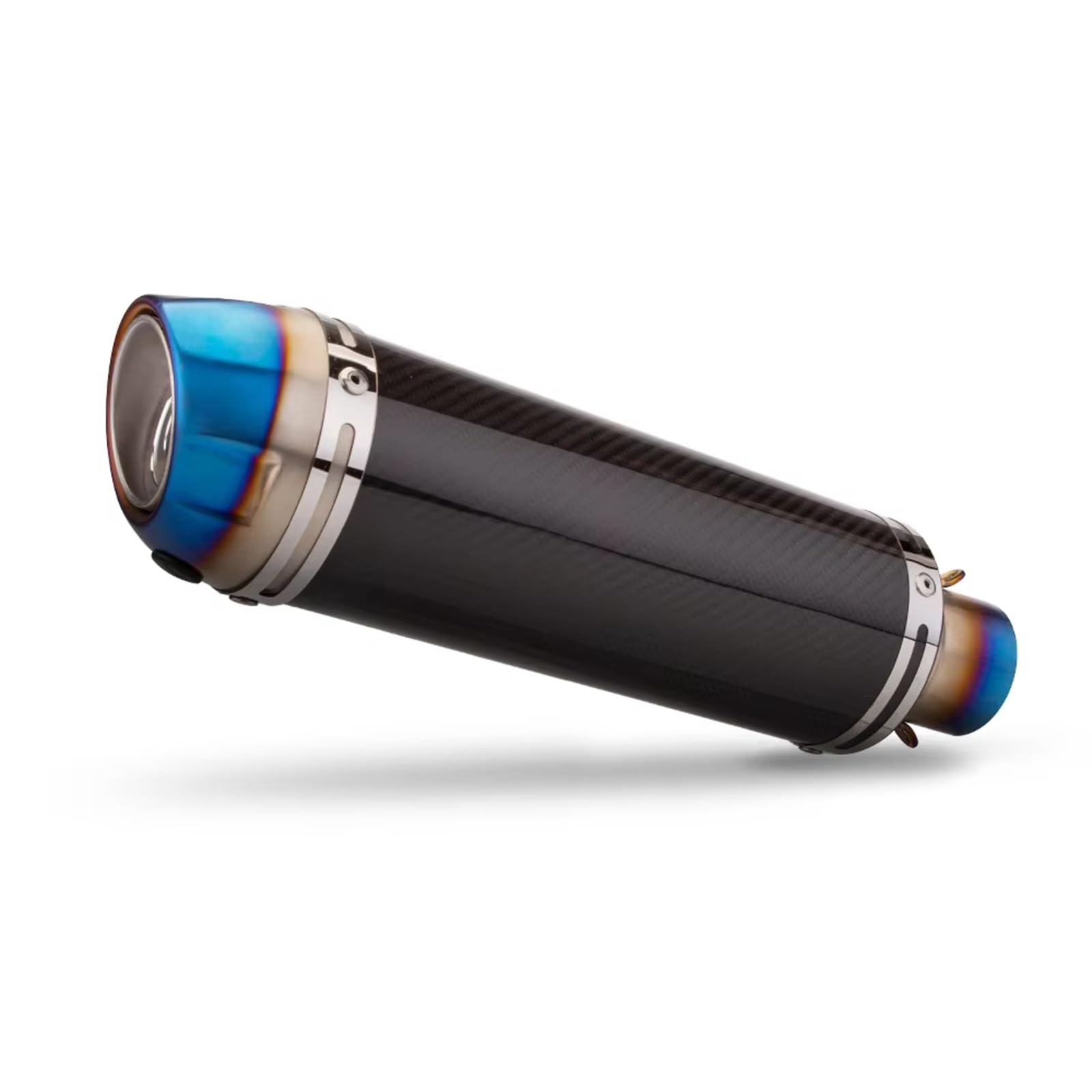 PQAIECXD Motorradauspuff Kompatibel Mit Für Z400, Universeller 51-mm-Motorrad-Schalldämpfer, Auspuffrohr, Motorrad-Auspuff, Slip-On-Schalldämpfer(D) von PQAIECXD
