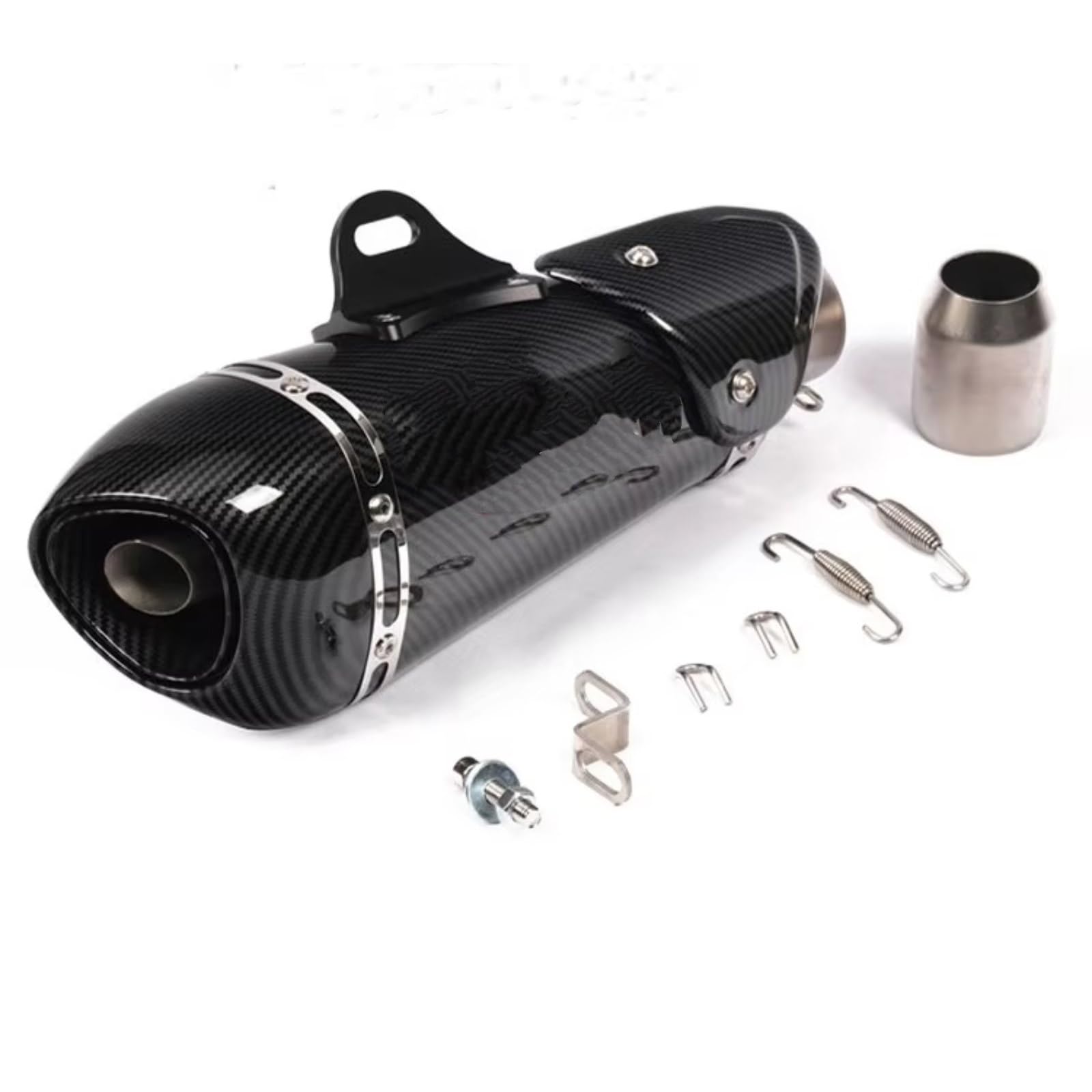 PQAIECXD Motorradauspuff Kompatibel Mit Für Z900 Für Z400 1000 Universal 51mm Motorrad Auspuffrohr Schalldämpfer Motorrad Auspuffrohr(Type A) von PQAIECXD