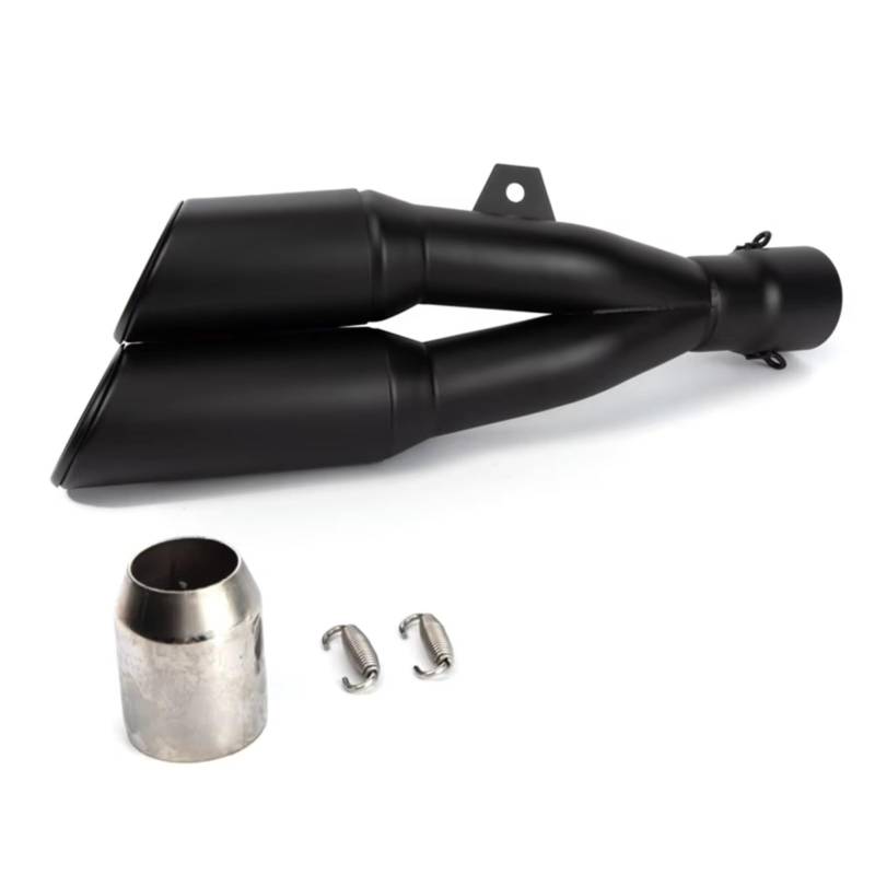 PQAIECXD Motorradauspuff Kompatibel Mit Für Z900 Für Z400 Für Z650 51 Mm Universal-Motorrad-Auspuffrohr Modifiziertes Motorrad-Schalldämpfer-Auspuffrohr(Type C) von PQAIECXD