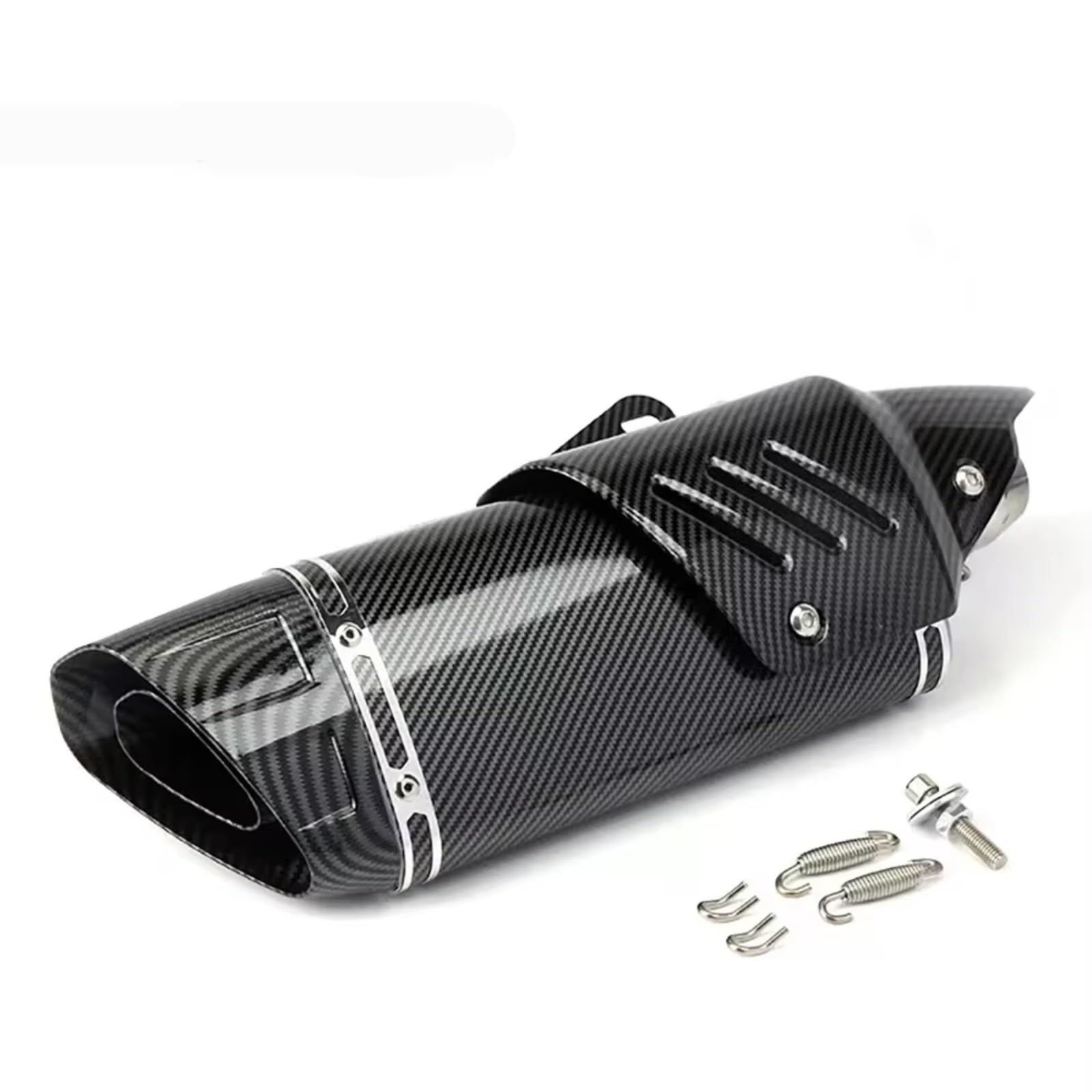 PQAIECXD Motorradauspuff Kompatibel Mit Für Z900 Für ZX6R Universal 51mm Motorradauspuffrohr Motorradauspuff Schalldämpfer Schalldämpferrohr(Type B) von PQAIECXD