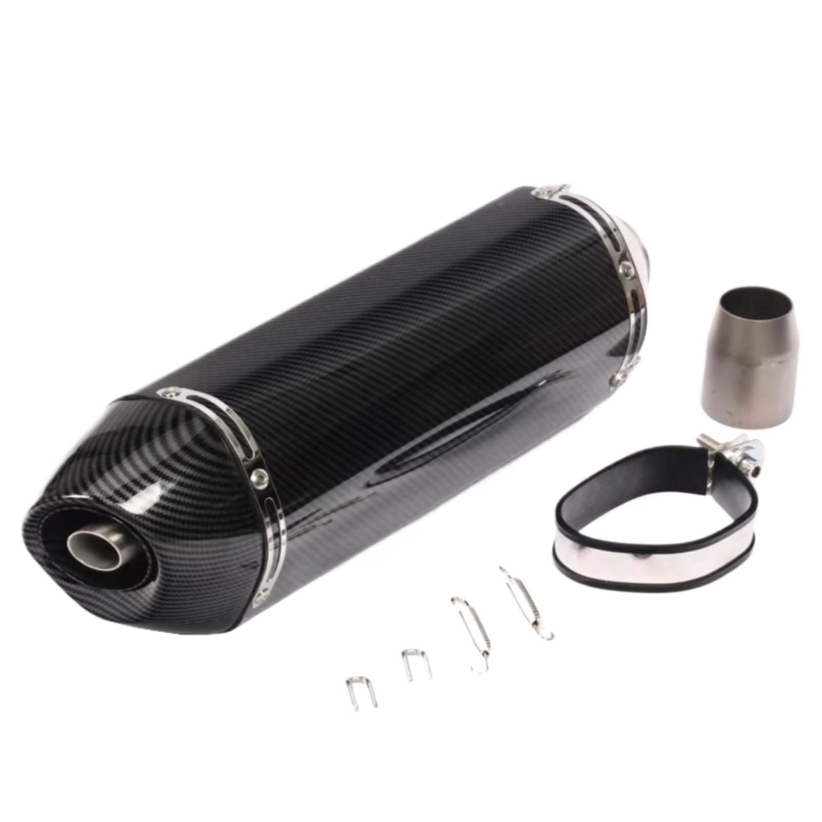 PQAIECXD Motorradauspuff Kompatibel Mit Für Z900 Universal-Motorrad-Auspuffrohr Schalldämpfer Motorradzubehör Motorrad-Auspuffrohr(A) von PQAIECXD