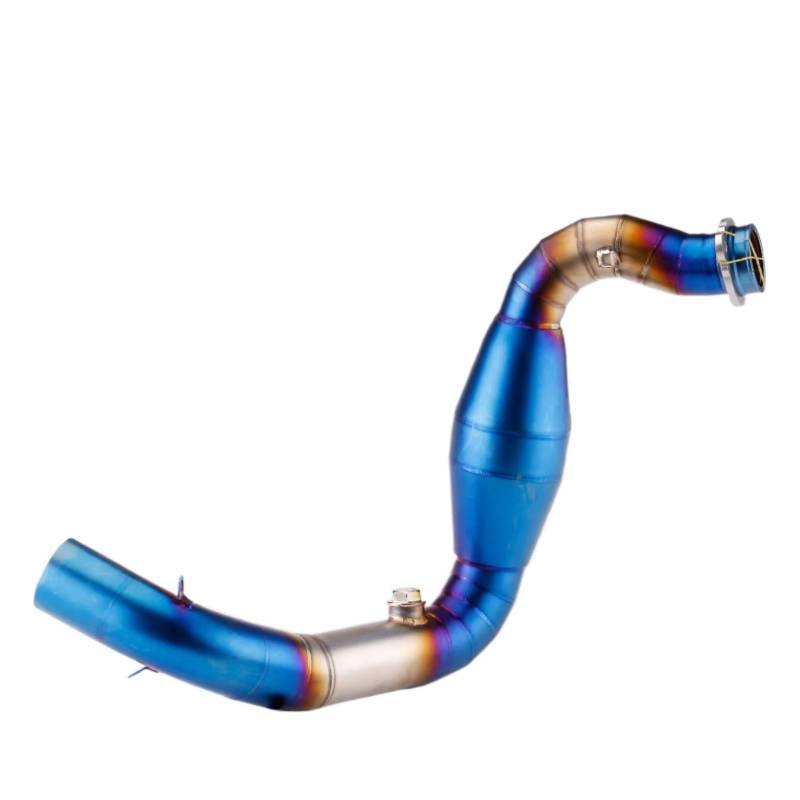 PQAIECXD Motorradauspuff Kompatibel Mit G310R Für G310GS 2017 2018 2019 2020 2021 2022 2023 2024 Motorradauspuff Modifizieren Slip-On-Frontrohr(Type B) von PQAIECXD