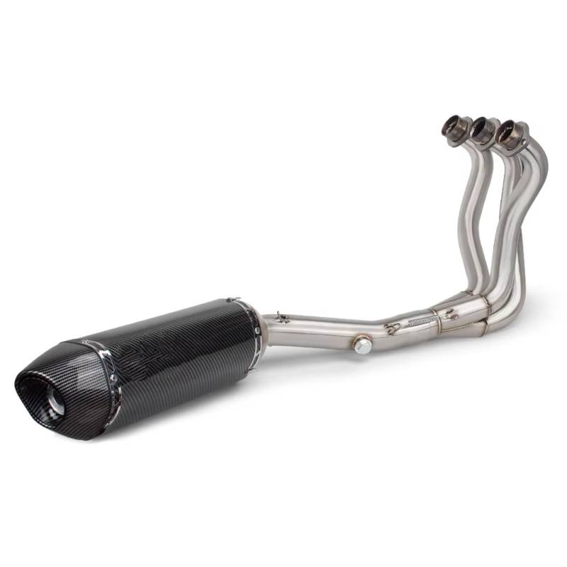 PQAIECXD Motorradauspuff Kompatibel Mit MT09 Für XSR900 Für FZ09 2014 2015 2016 2017 2018 2019 2020 Motorradauspuff Front Link Pipe Schalldämpfer Modifiziert(C) von PQAIECXD