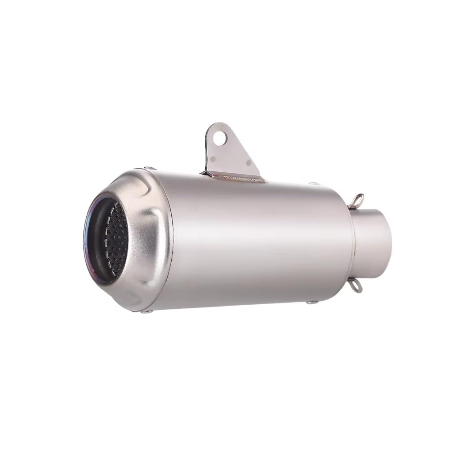 PQAIECXD Motorradauspuff Kompatibel Mit MT15 Für R125 Für NMAX155 Universal 51MM Motorrad Auspuff Schalldämpfer Rohr Motorrad Auspuffrohr(Type A) von PQAIECXD