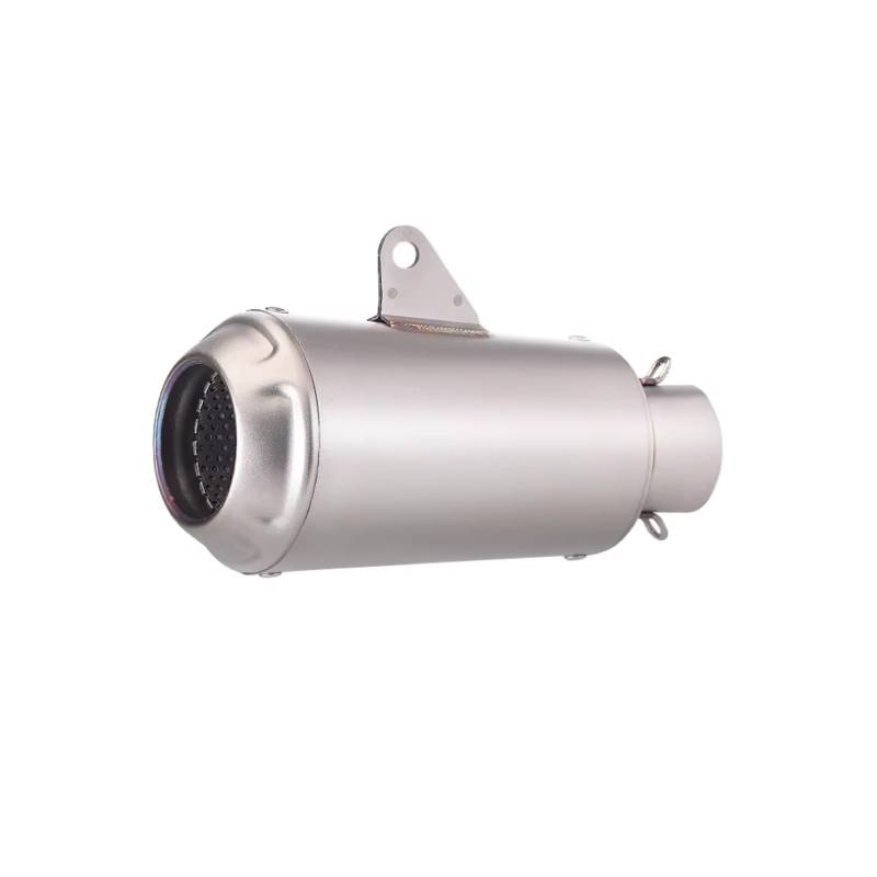 PQAIECXD Motorradauspuff Kompatibel Mit MT15 Für R125 Für NMAX155 Universal 51MM Motorrad Auspuff Schalldämpfer Rohr Motorrad Auspuffrohr(Type A) von PQAIECXD