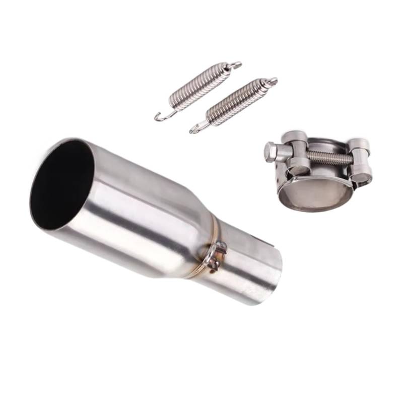 PQAIECXD Motorradauspuff Kompatibel Mit Piaggio Für MP3 250 250LT 2008 2009 2010 2011 2012 2013 Motorradzubehör Auspuffrohr Mittelglied Schalldämpfer Adapterabschnitt Einstellrohr von PQAIECXD