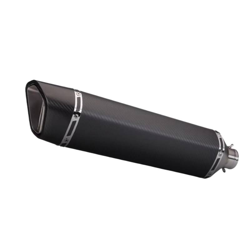 PQAIECXD Motorradauspuff Kompatibel Mit R1 Für R3 Für MT07 Motorrad-Auspuffendrohr 570 Mm Schalldämpferrohr Universal 51 MM Motorrad-Auspuffrohr(Type B) von PQAIECXD