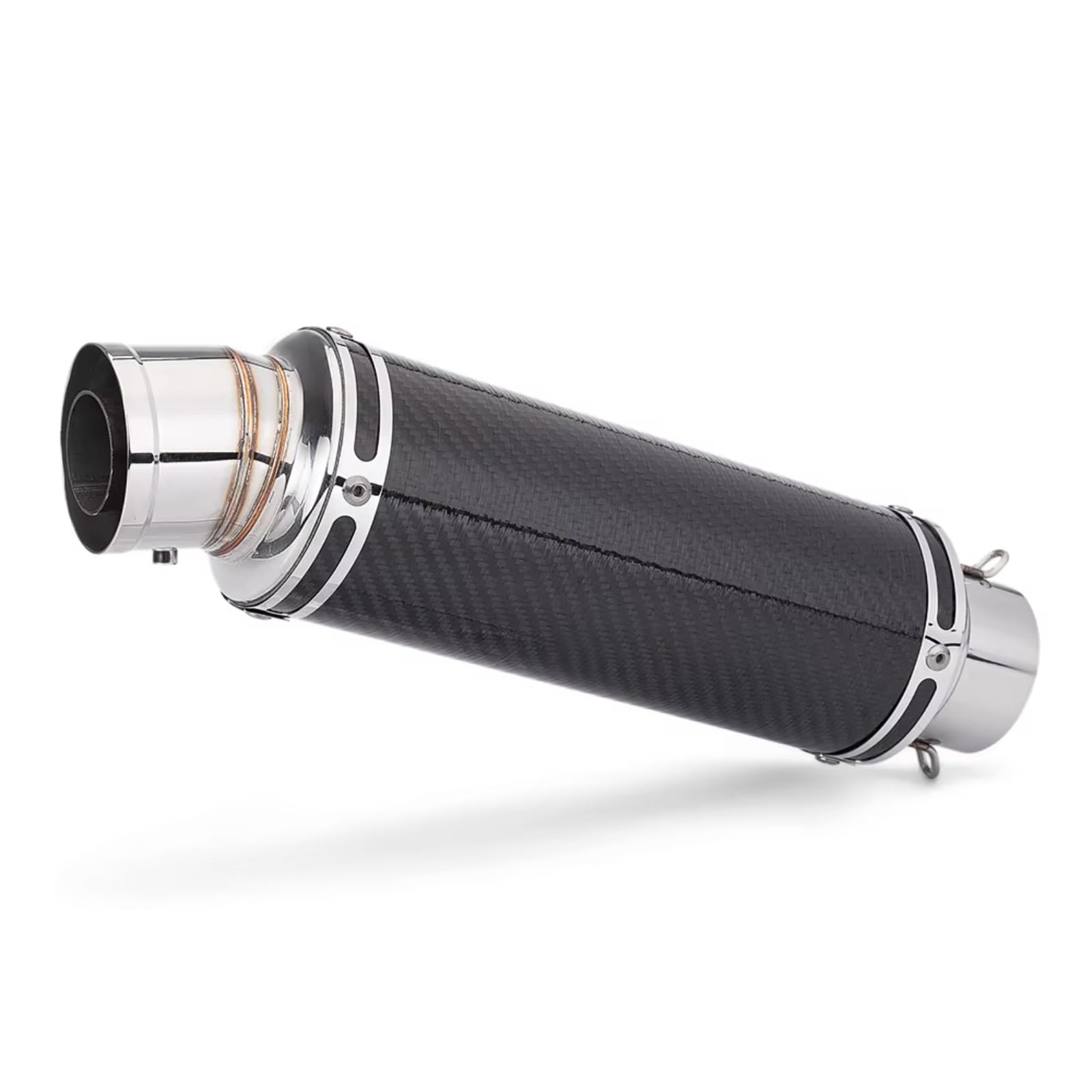 PQAIECXD Motorradauspuff Kompatibel Mit R15 Für R3 Motorrad-Auspuffrohr Universal 60 Mm Motorrad-Auspuffendrohr Schalldämpfer Modifizierter Auspuffrohrschalldämpfer(D) von PQAIECXD