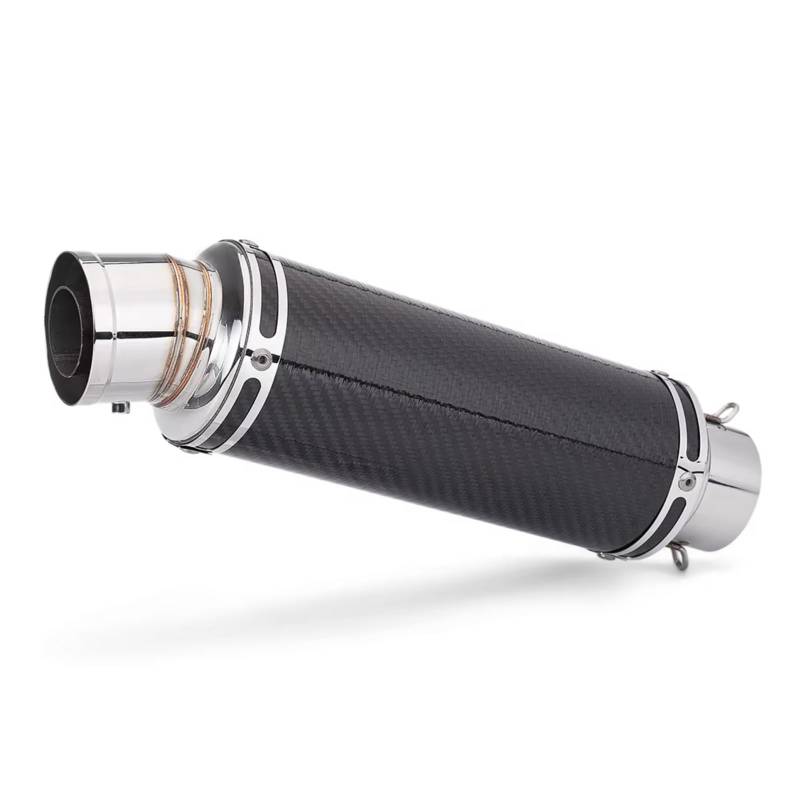 PQAIECXD Motorradauspuff Kompatibel Mit R15 Für R3 Motorrad-Auspuffrohr Universal 60 Mm Motorrad-Auspuffendrohr Schalldämpfer Modifizierter Auspuffrohrschalldämpfer(D) von PQAIECXD