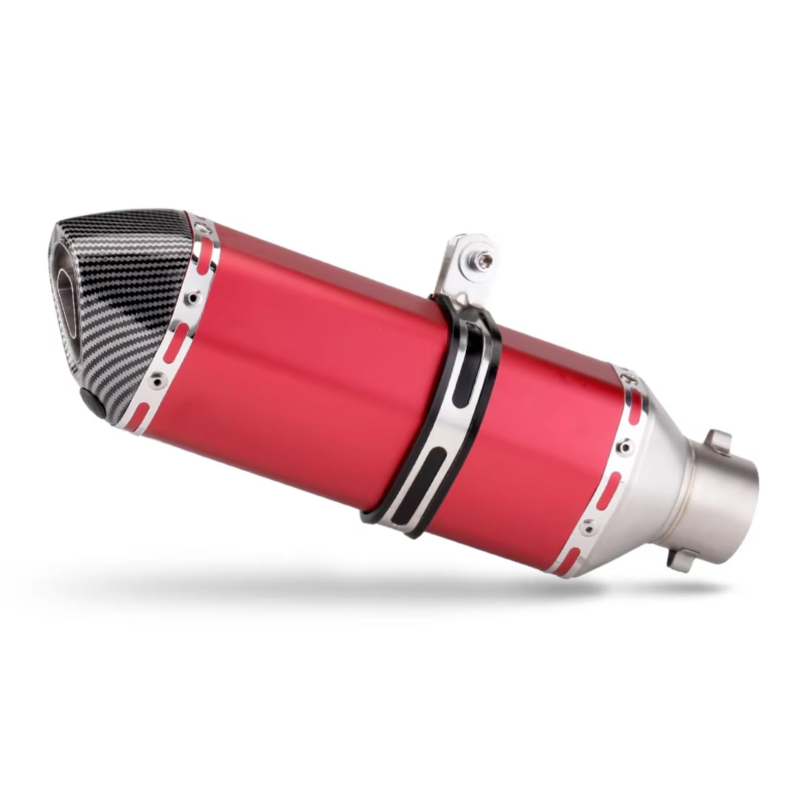 PQAIECXD Motorradauspuff Kompatibel Mit R3-Motorradauspuffrohr, 51 Mm, Universelles Motorradzubehör, Motorrad-Auspuffendrohr, Schalldämpfer(H) von PQAIECXD