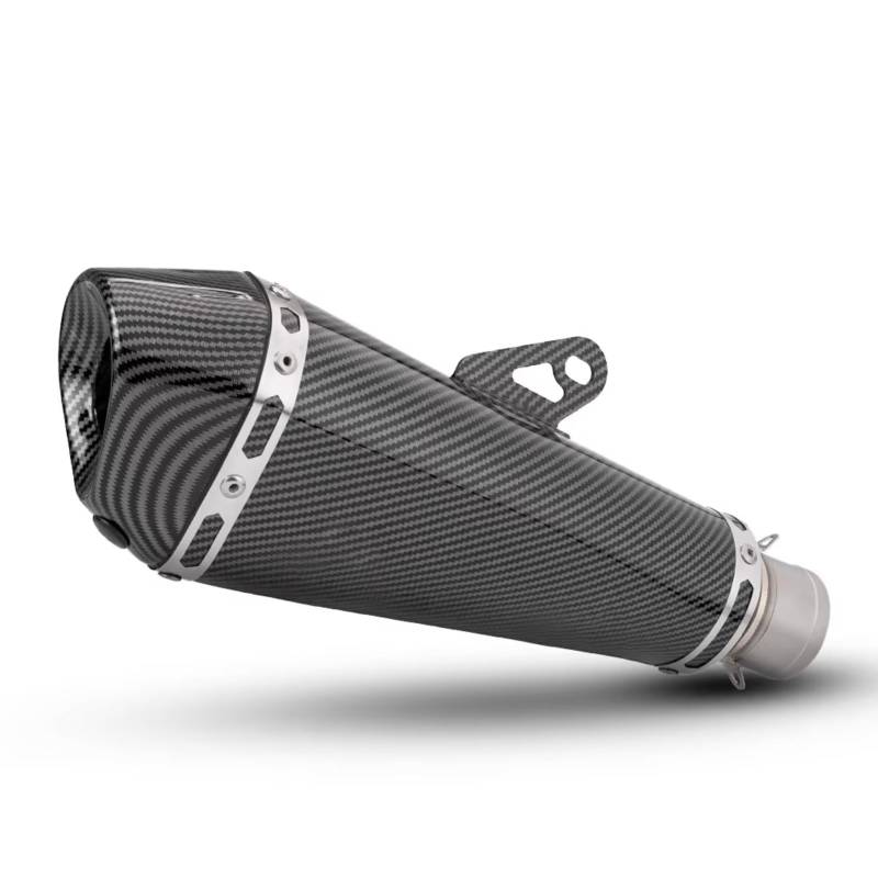PQAIECXD Motorradauspuff Kompatibel Mit Suzuki Für GSR400 Für SV650 Motorradzubehör Motorradauspuff Slip-on Schalldämpfer Auspuffrohr(C) von PQAIECXD