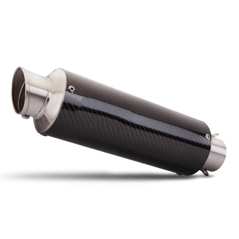 PQAIECXD Motorradauspuff Kompatibel Mit Suzuki Für GSR600 Motorrad-Schalldämpfer-Auspuffrohr Universal 51mm Motorrad-Auspuffschalldämpfer(Type A) von PQAIECXD