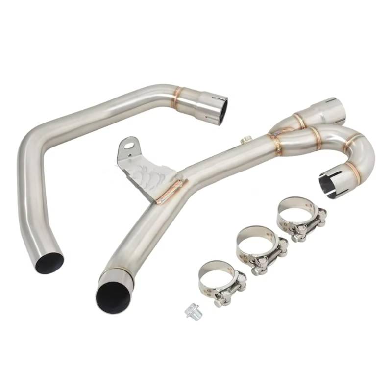 PQAIECXD Motorradauspuff Kompatibel Mit Suzuki Für SV650 SV650X 2016–2023 Motorradauspuff Für Fluchtsysteme Ersetzen Sie Den Header Down Link Pipe-Schalldämpfer von PQAIECXD