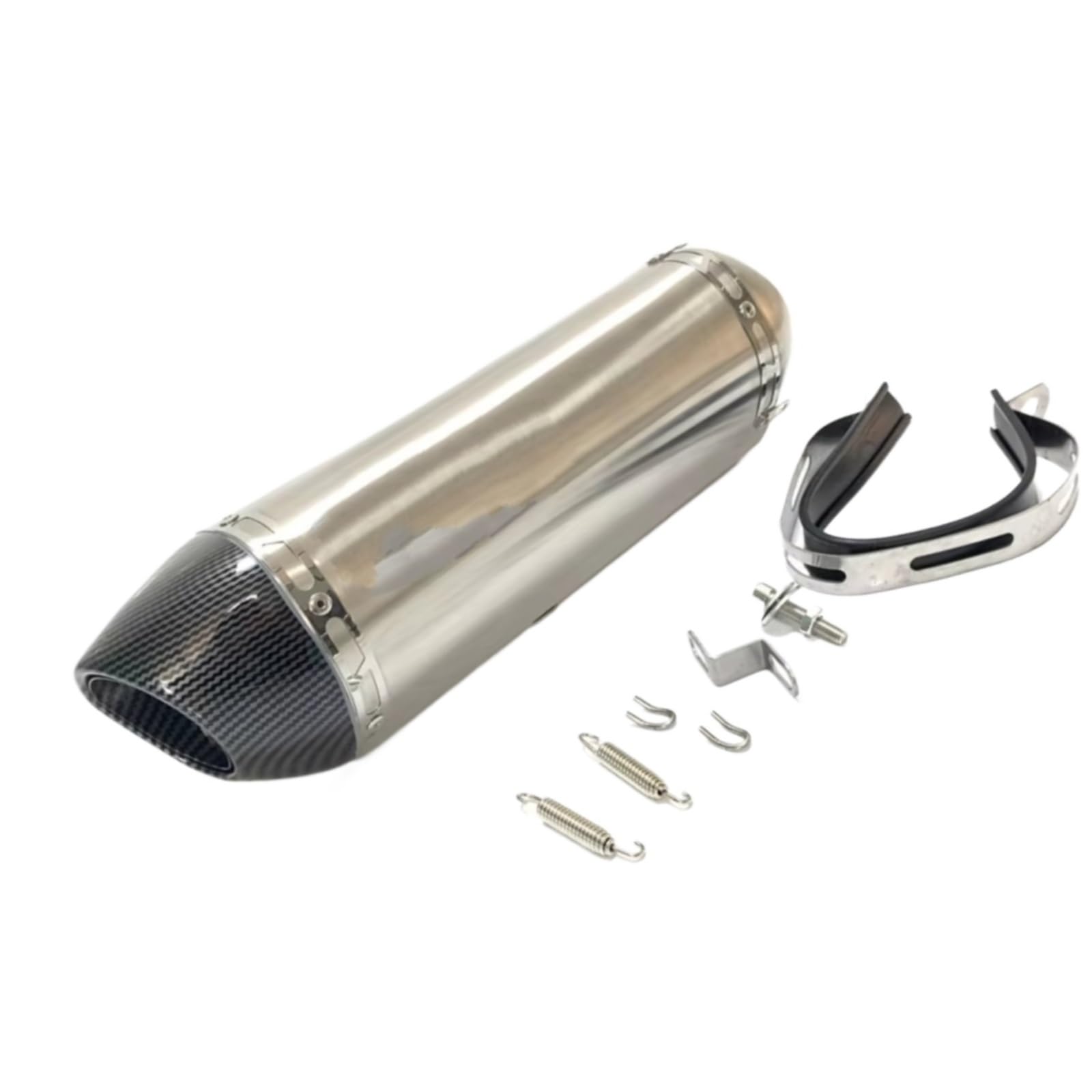 PQAIECXD Motorradauspuff Kompatibel Mit Tmx530 Motorrad Modifiziertem Schalldämpfer Auspuffrohr Universal 51mm Motorrad Auspuffrohr(Type A) von PQAIECXD