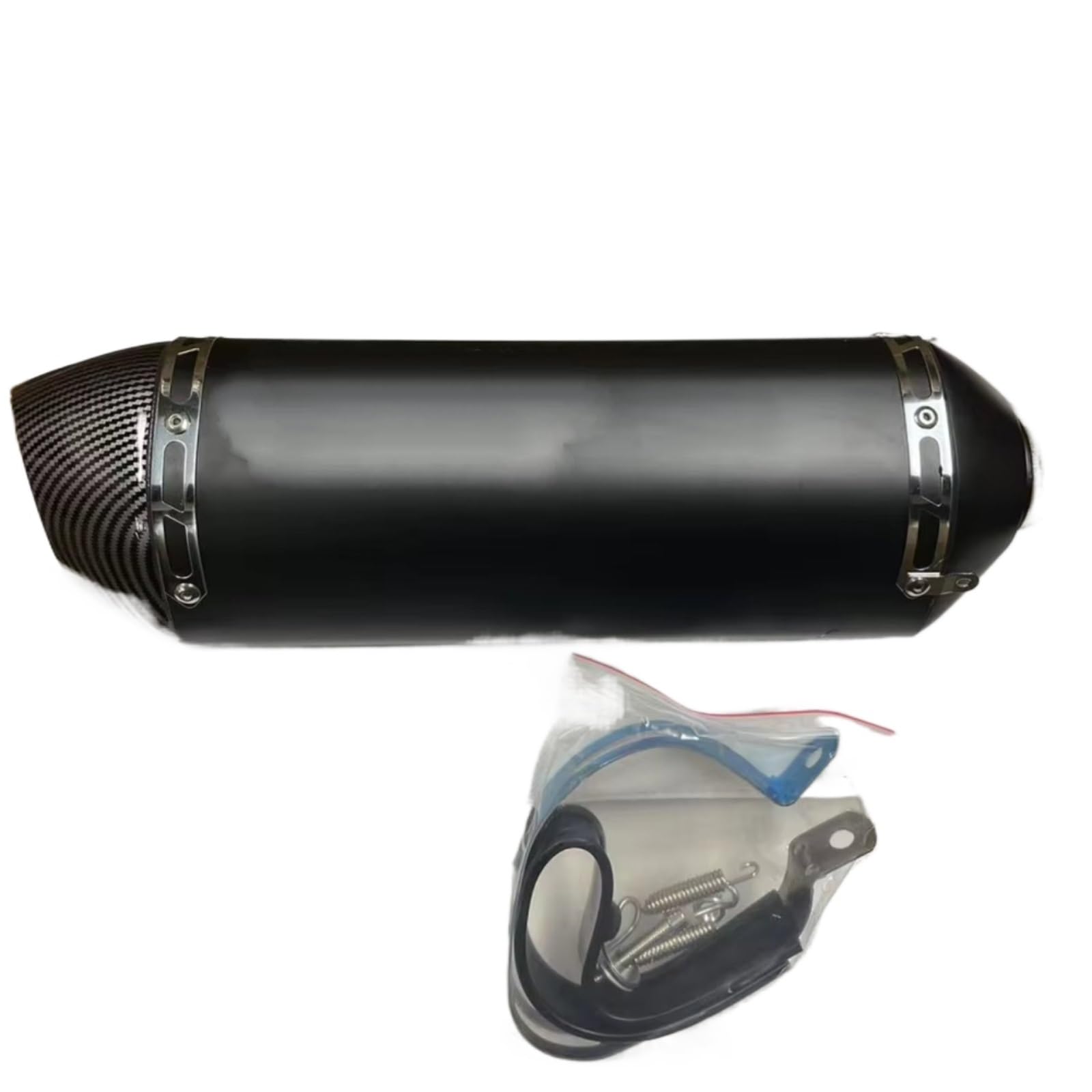PQAIECXD Motorradauspuff Kompatibel Mit Tmx530 Motorrad Modifiziertem Schalldämpfer Auspuffrohr Universal 51mm Motorrad Auspuffrohr(Type C) von PQAIECXD