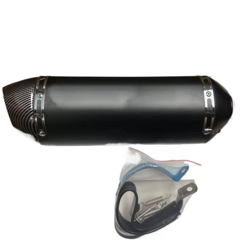 PQAIECXD Motorradauspuff Kompatibel Mit Tmx530 Motorrad Modifiziertem Schalldämpfer Auspuffrohr Universal 51mm Motorrad Auspuffrohr(Type C) von PQAIECXD