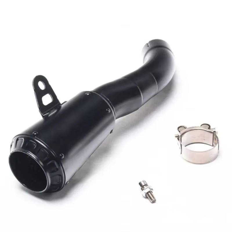 PQAIECXD Motorradauspuff Kompatibel Mit YZF Für R3 Für R15 Für MT03 2015 2016 2017 Motorradauspuff Motorrad Slip On Modified Schalldämpfer Auspuffrohr(Type B) von PQAIECXD