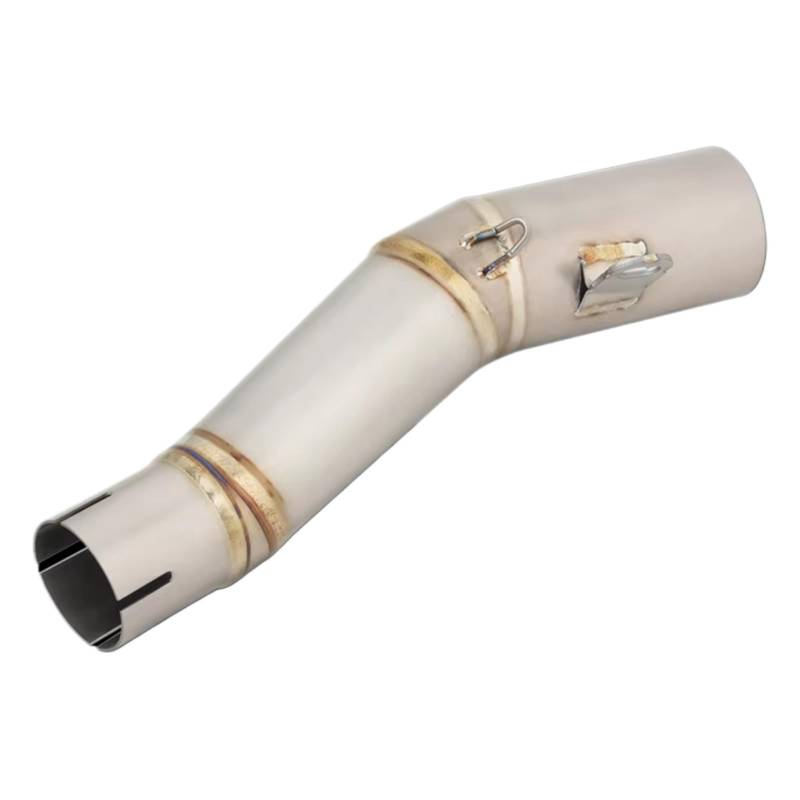 PQAIECXD Motorradauspuff Kompatibel Mit Yamaha Für YZF-R6 2006–2023 Motorradauspuff Fluchtsystem Mittelverbindungsrohr Anschluss Von 60 Mm Schalldämpfer Modifizieren von PQAIECXD