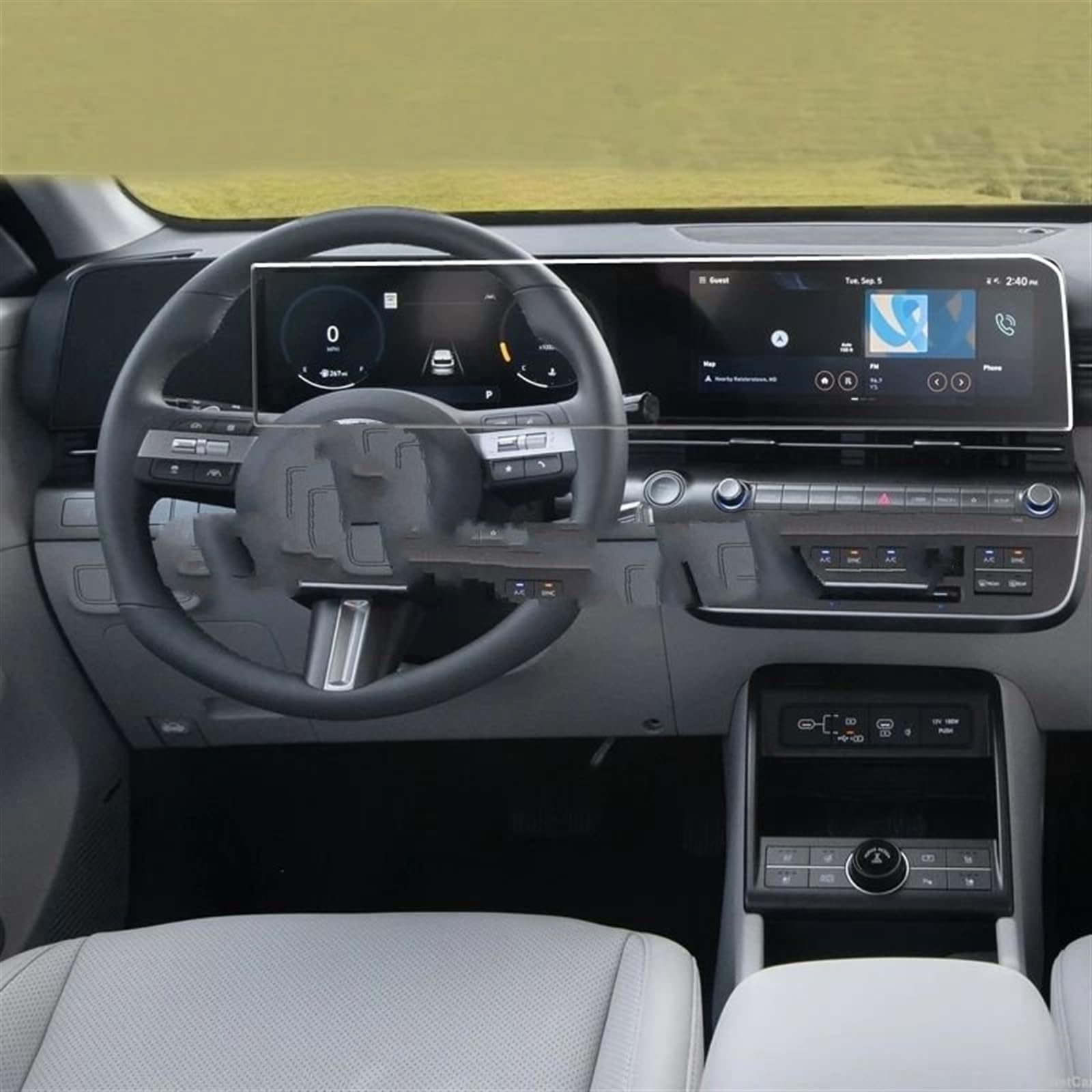 PQAIECXD Navigation Schutzfolie Kompatibel Mit Hyundai Für Kona SX2 2023 2024 12,3 Zoll Auto-Infotainment-GPS-Navigationsdisplay Schutzfolie TPU-Displayschutz PQAIECXD Navigation Schutzfolie Kompatibel Mit Hyundai Für Kona SX2 2023 2024 12,3 Zoll Auto-Infotainment-GPS-Navigationsdisplay Schutzfolie TPU-Displayschutz von PQAIECXD
