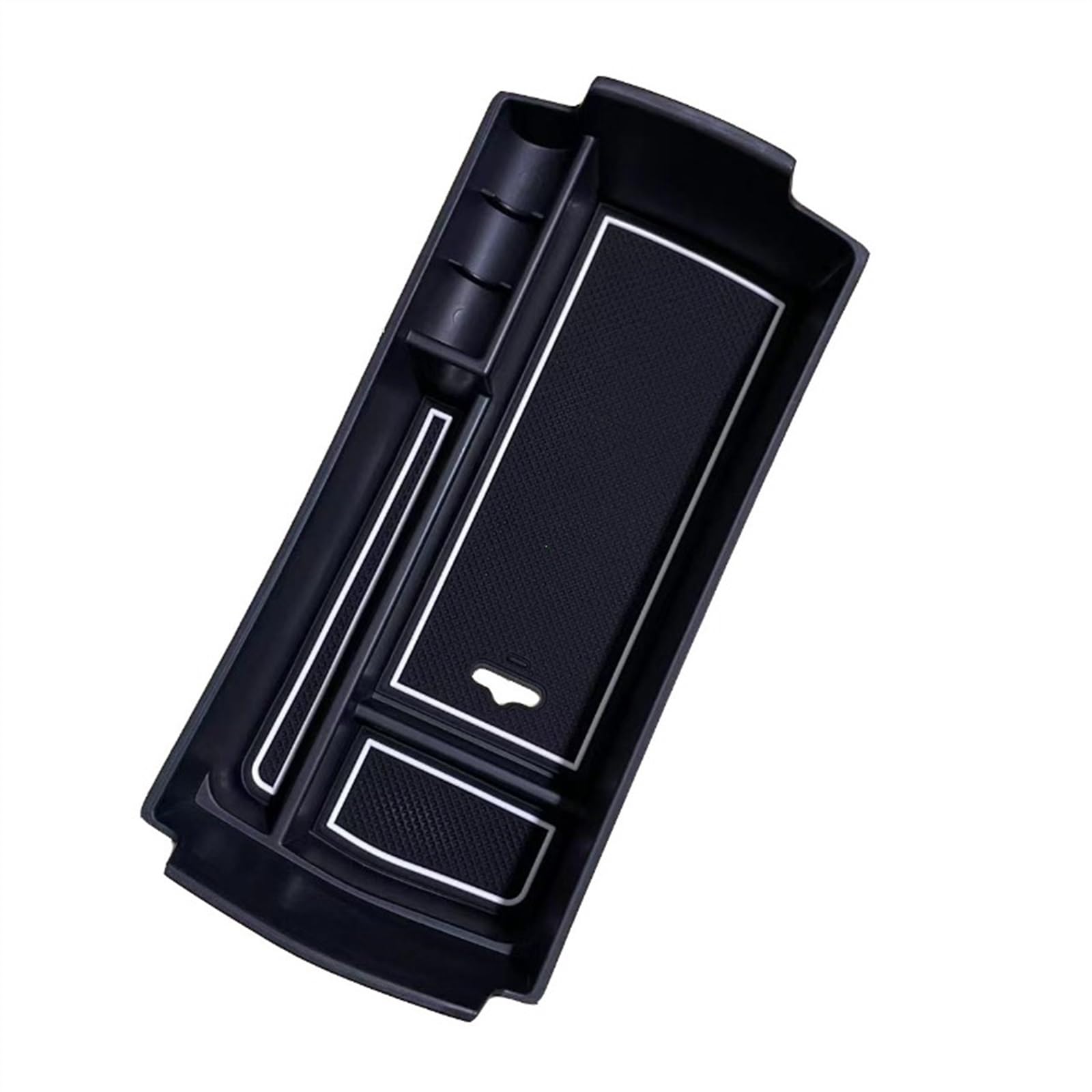 PQAIECXD Organizer Armlehnenablage Kompatibel Mit Peugeot Für 3008 5008 2017 2018 2019 2020 Auto-Armlehnenbox Mittelkonsolen-Organizer Ablagefach Aufbewahrungsbox Innenzubehör(White) von PQAIECXD