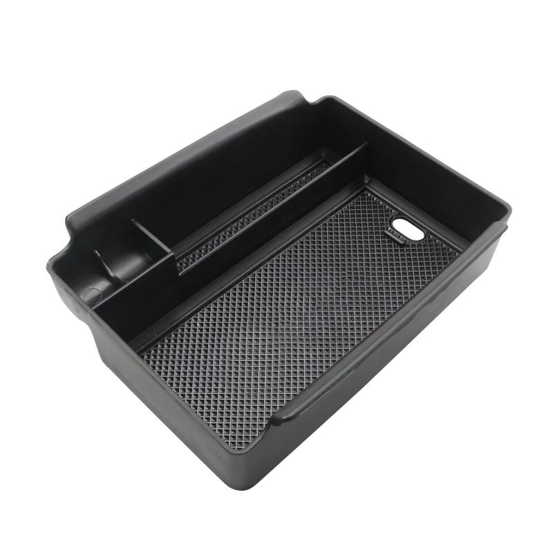 PQAIECXD Organizer Armlehnenablage Kompatibel Mit Skoda Für Octavia Mk4 2020 2021 2022 2023 2024 Auto Zentrale Steuerung Armlehne Aufbewahrungsbox(Black) von PQAIECXD