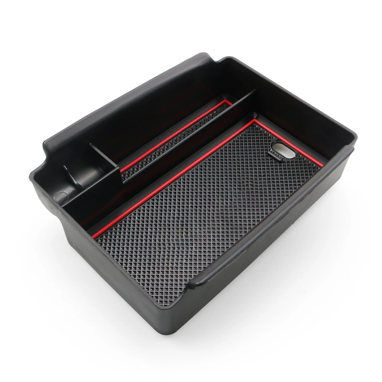 PQAIECXD Organizer Armlehnenablage Kompatibel Mit Skoda Für Octavia Mk4 2020 2021 2022 2023 2024 Auto Zentrale Steuerung Armlehne Aufbewahrungsbox(Red) von PQAIECXD