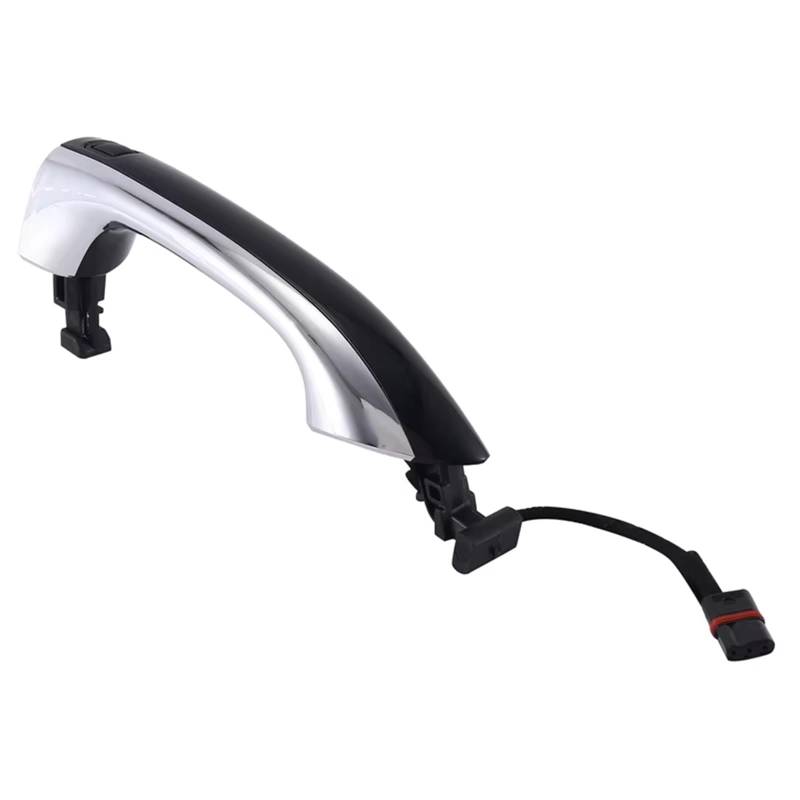 PQAIECXD car Türgriff außen Kompatibel Mit Benz Für W164 ML320 ML350 ML400 ML500 2006 2007 2008 2009 2010 2011 2012 Auto-Außentürgriff OEM: A1647600370 A1647600470(BlackSilver Left) von PQAIECXD