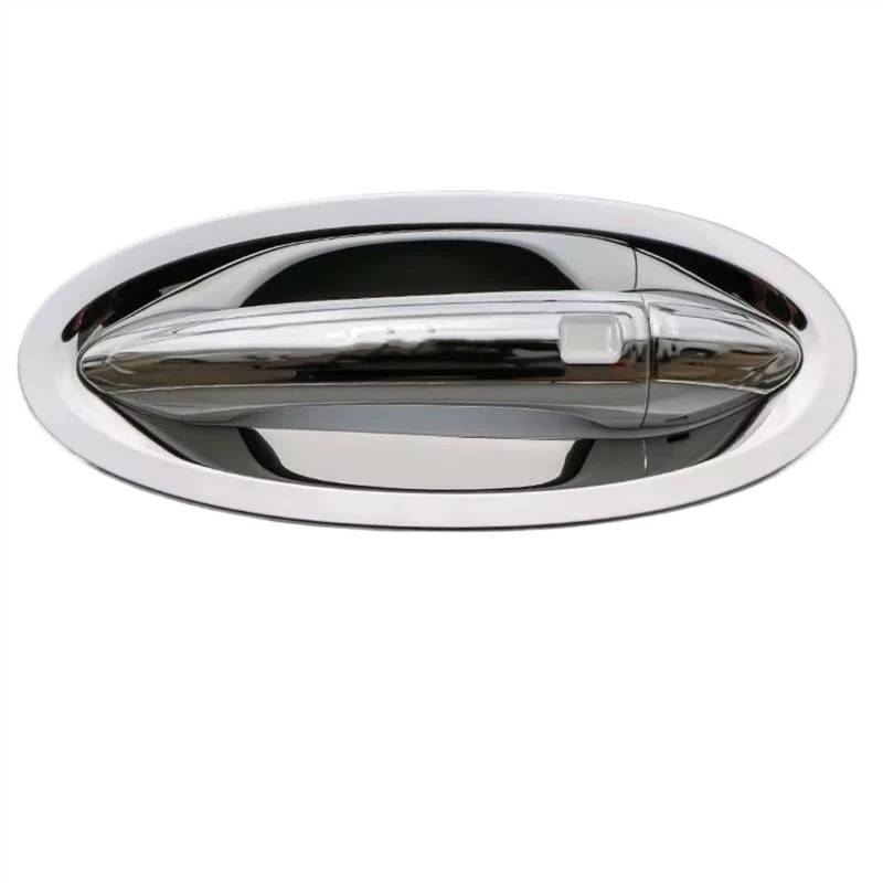 PQAIECXD car Türgriff außen Kompatibel Mit Chery Für Omoda 5 Fownix FX C5 2022 2023 2024 Chrom-Außentürgriffe Abdeckungen Aufkleber Auto-Styling Autozubehör(Silver) von PQAIECXD