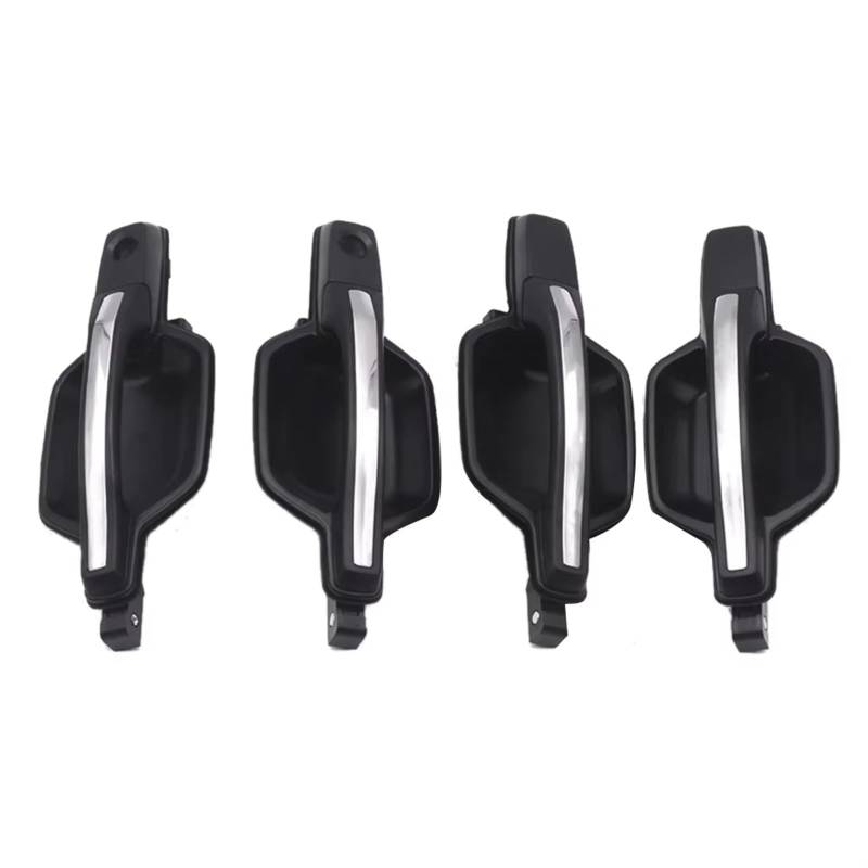 PQAIECXD car Türgriff außen Kompatibel Mit Mitsubishi Für Montero V73 V75 V77 V78 2000–2006. 4 Stück Auto-Außentürgriff Vorne Und Hinten. Teilenummer: MR653471 MR653473 von PQAIECXD