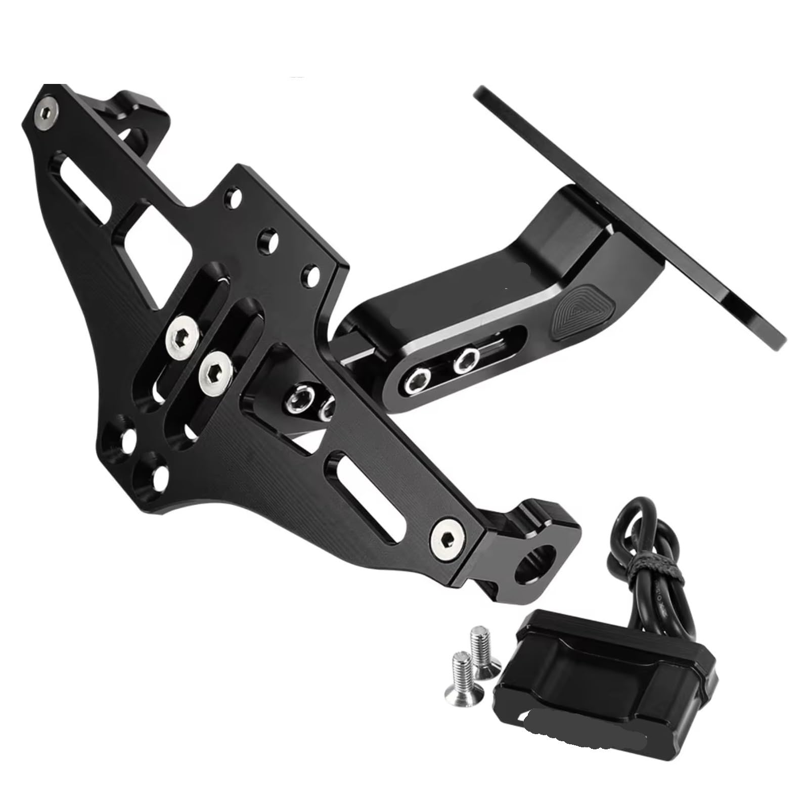 motorrad-kennzeichenhalter Kompatibel Mit APRILIA Für RSV1000R Motorrad-Kennzeichenhalter, Ersatz- Und Upgrade-Teile(Black) von PQAIECXD
