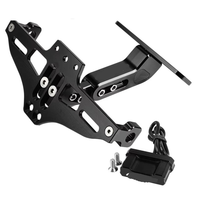 motorrad-kennzeichenhalter Kompatibel Mit APRILIA Für RSV1000R Motorrad-Kennzeichenhalter, Ersatz- Und Upgrade-Teile(Black) von PQAIECXD