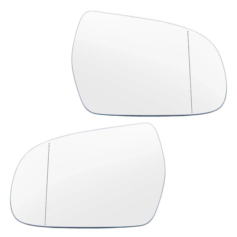 Flügelspiegelglas Kompatibel Mit A3 S3 2010–2013 Für A4 B8 8K A5 S5 2011–2016 Für S4 B8 8K 2009–2016 Seitenspiegelglas Außenspiegel Für Aufkleben Auf Die Rückansicht Keine Basis(Left and right) von PQAWSFR