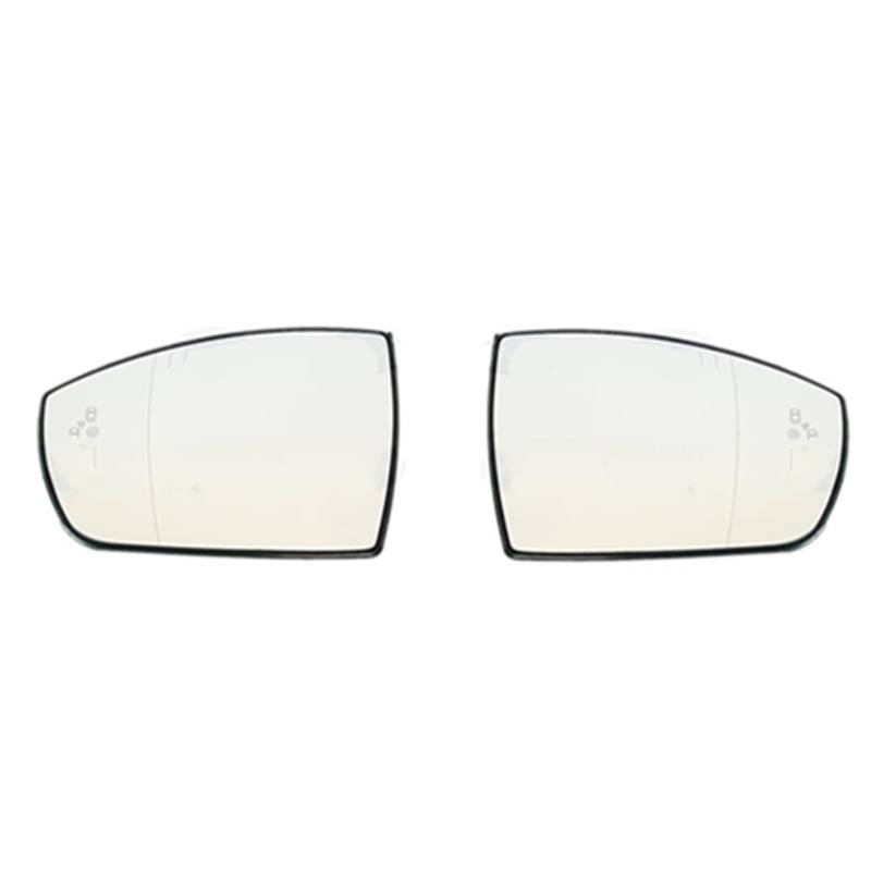 Flügelspiegelglas Kompatibel Mit Ford Für Galaxy 2006–2015 Für Grand Für C-Max 2010–2018 Für Kuga 2008–2019 Weitwinkel Beheiztes Spiegelglas Mit Totem Winkel Auto Außenzubehör(Blind Spot,Left and righ von PQAWSFR