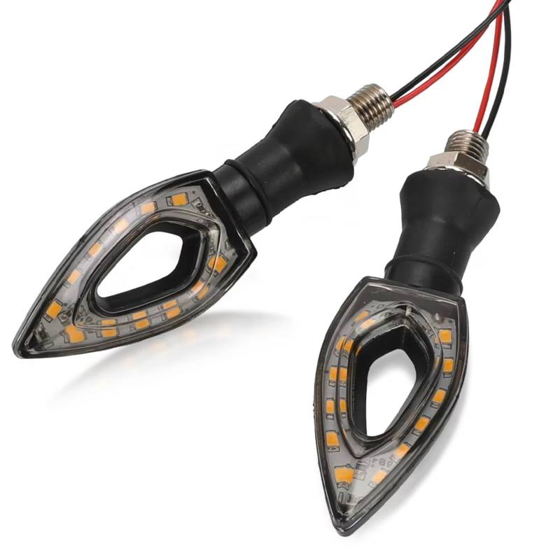 PQAWSFR Blinkerleuchten Kompatibel Mit CB1000R Motorrad-Blinker Richtungsanzeiger Blinker Lampe Blinker Fließende Blinker Lampe(1 Pair) von PQAWSFR