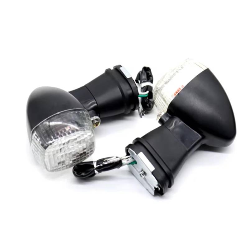 PQAWSFR Blinkerleuchten Kompatibel Mit Für ZX-12R 2000 2001 2002 2003 2004 2005 Bernstein Motorrad Vorne Links Rechts Blinker Lichtanzeige Blinkerlampe(Clear) von PQAWSFR
