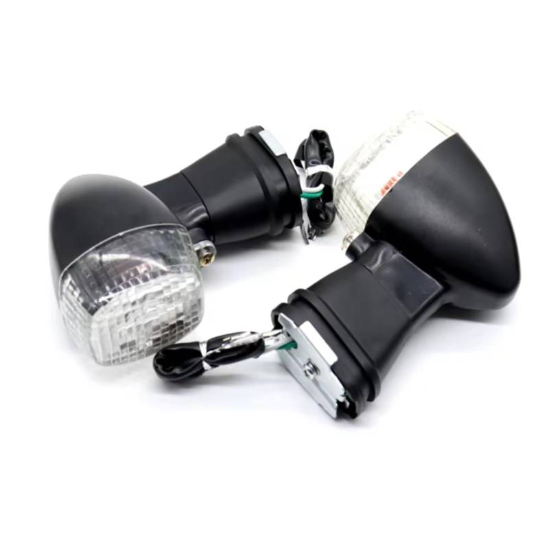 PQAWSFR Blinkerleuchten Kompatibel Mit Für ZX-6RR 2003–2004 Für ZX-10R 2004–2005 Motorrad Vorne Hinten Links Rechts Blinker Licht Blinker Anzeige(Clear) von PQAWSFR