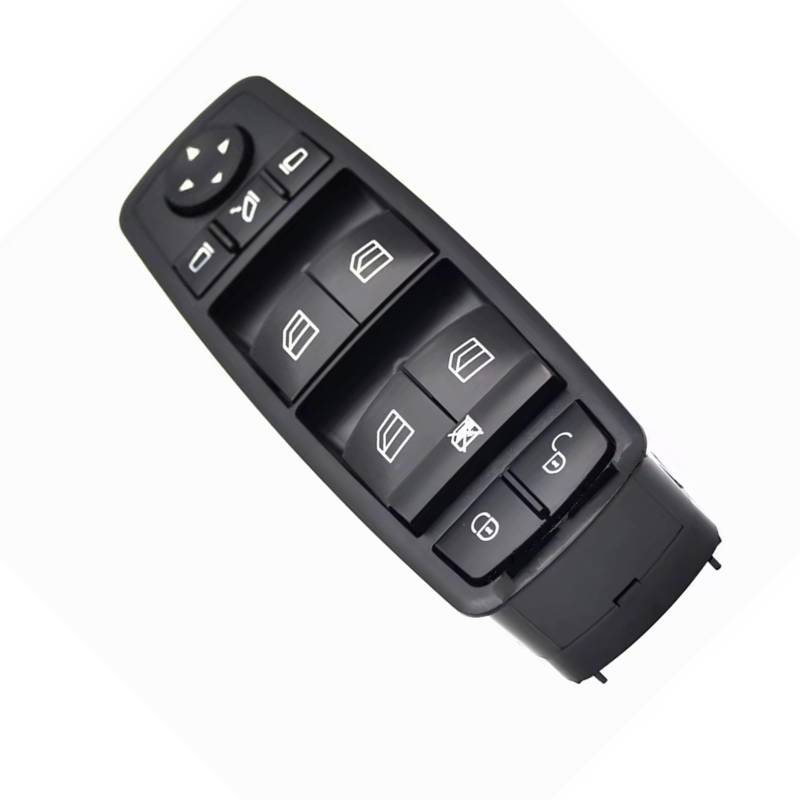 PQAWSFR Fensterheberschalter Kompatibel Mit Benz Für B-Klasse W245 2005 2006 2007 2008 2009 2010 2011 2012 Elektrischer Fensterheber Für Hauptsteuerschalter OE: 1698206710 von PQAWSFR