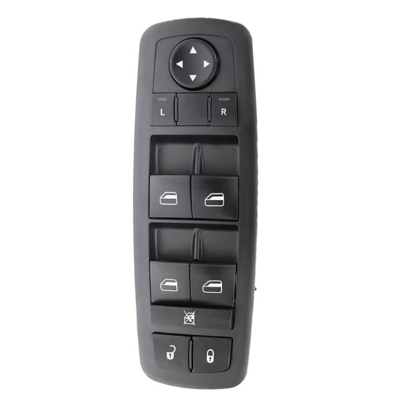 PQAWSFR Fensterheberschalter Kompatibel Mit Jeep Für Grand Für Cherokee 2011 2012 2013 Auto-Fensterheberschalter OE: 68039999AC 68039999AA 7B0959857D von PQAWSFR