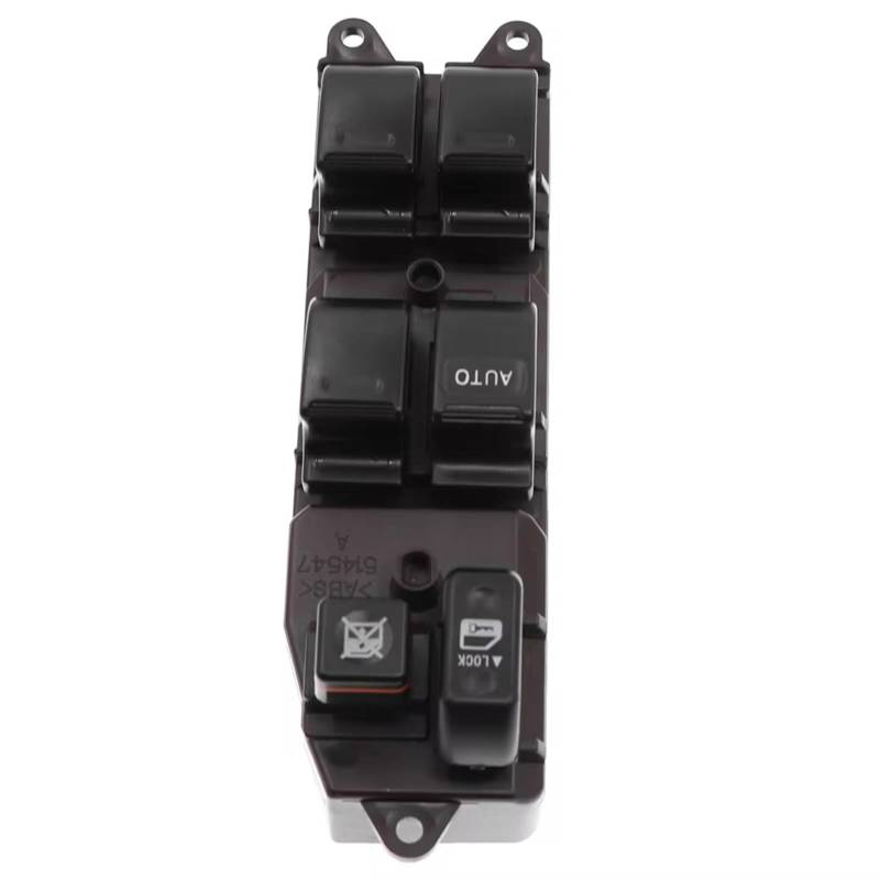 PQAWSFR Fensterheberschalter Kompatibel Mit Toyota Für Camry 2002 2003 2004 2005 2006 Elektrischer Fensterheberschalter Vorne Links Auf Der Fahrerseite OE: 84820-AA050 84820-AA070 84820AE012 von PQAWSFR