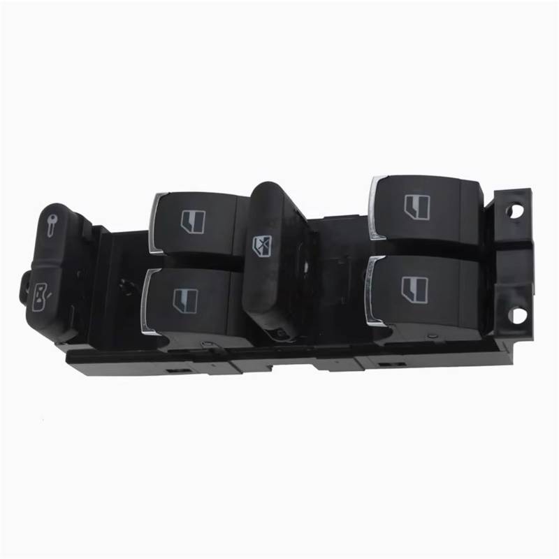 PQAWSFR Fensterheberschalter Kompatibel Mit VW Für J&etta 1998 1999 2000 2001 2002 2003 2004 Fenstersteuerungsschalterknopf Autodekoration OE: 3BD 959 857 3BD959857 von PQAWSFR