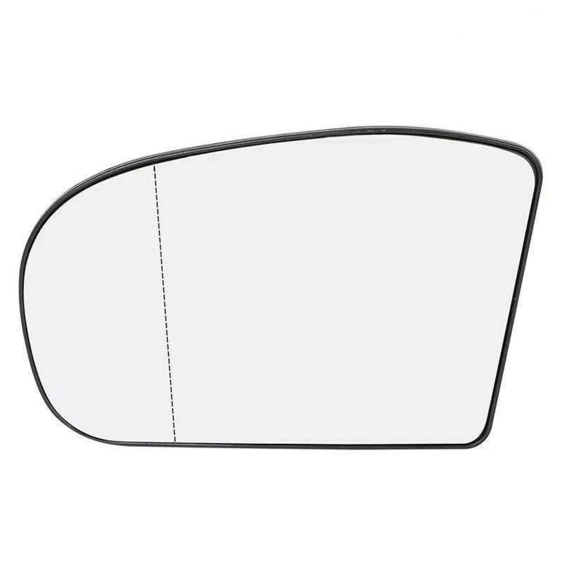 PQAWSFR Flügelspiegelglas Kompatibel Mit Benz Für W203 W211 2000 2001 2002 2003-2006 Auto Beheizte Klare Rückansicht Seitenspiegel Glaslinse Autoteile 2038100121 2038101021(Left) von PQAWSFR