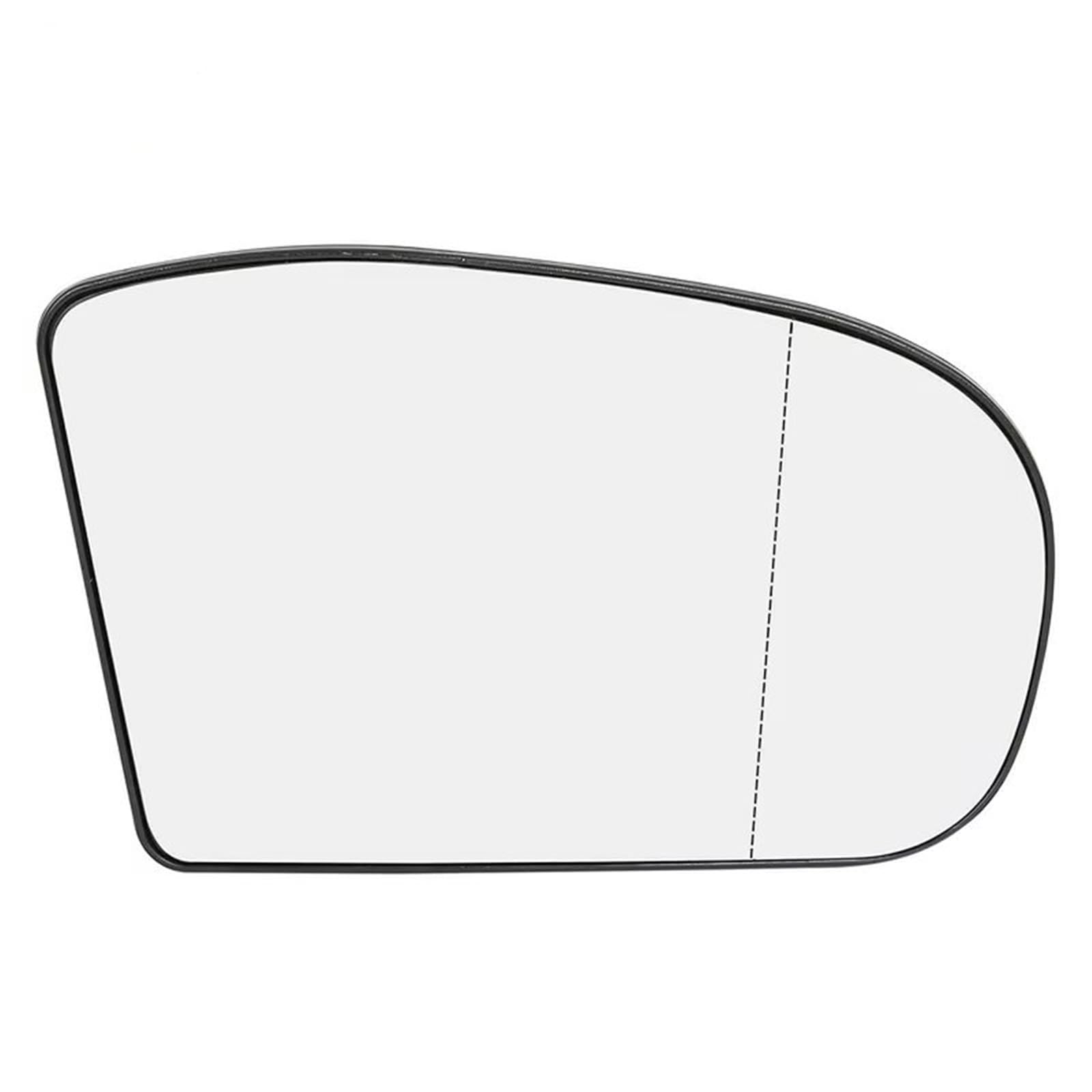 PQAWSFR Flügelspiegelglas Kompatibel Mit Benz Für W203 W211 2000 2001 2002 2003-2006 Auto Beheizte Klare Rückansicht Seitenspiegel Glaslinse Autoteile 2038100121 2038101021(Right) von PQAWSFR
