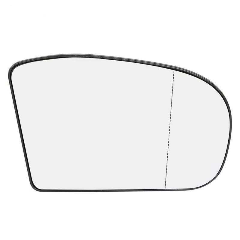 PQAWSFR Flügelspiegelglas Kompatibel Mit Benz Für W203 W211 2000 2001 2002 2003-2006 Auto Beheizte Klare Rückansicht Seitenspiegel Glaslinse Autoteile 2038100121 2038101021(Right) von PQAWSFR