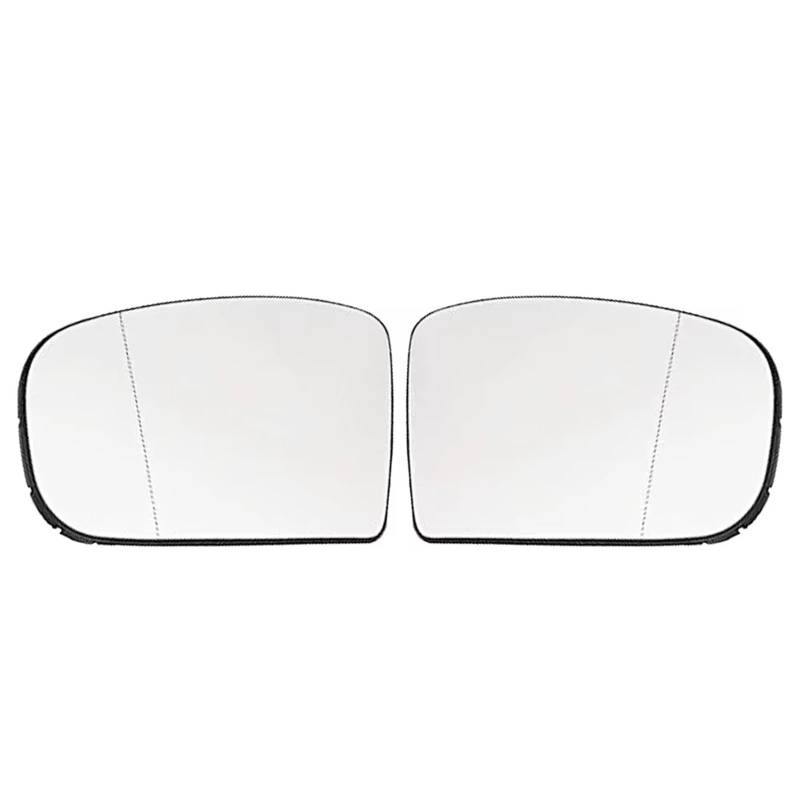 PQAWSFR Flügelspiegelglas Kompatibel Mit Benz Für W220 S320 S400 S280 S430 S500 S55 Auto Seitenspiegellinse Auto Rückspiegelglas Spiegelglas Auto Extern Zubehör 2208100421 220810032(Left and Right) von PQAWSFR